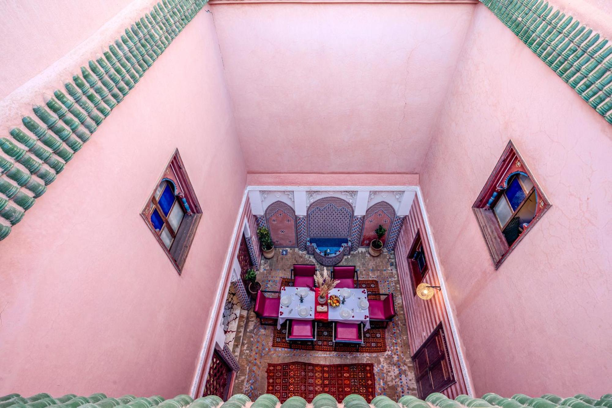 Riad Le Graff Pink Marrakesh Exteriör bild