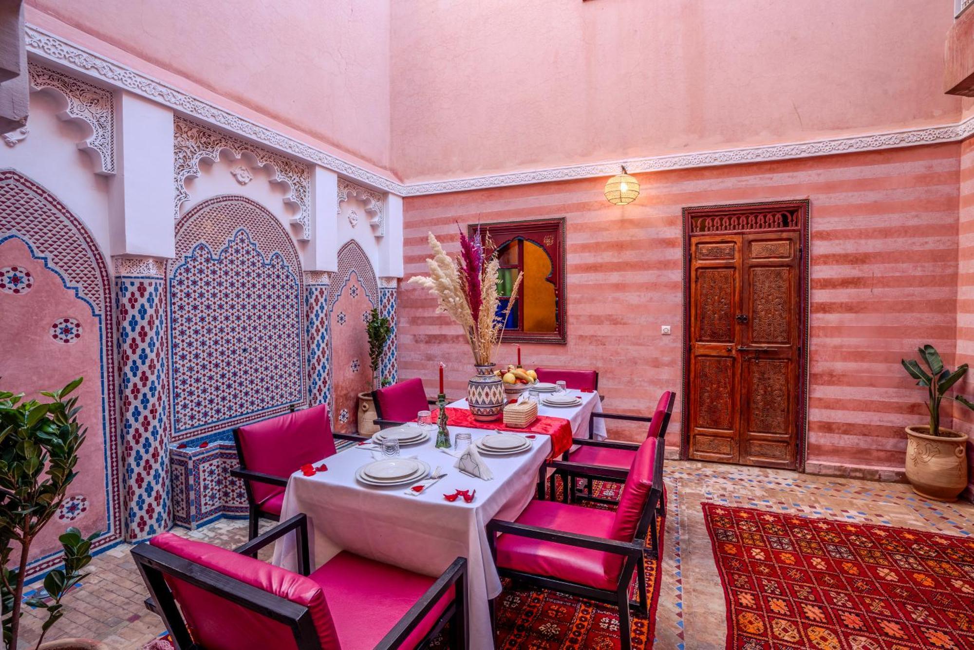 Riad Le Graff Pink Marrakesh Exteriör bild
