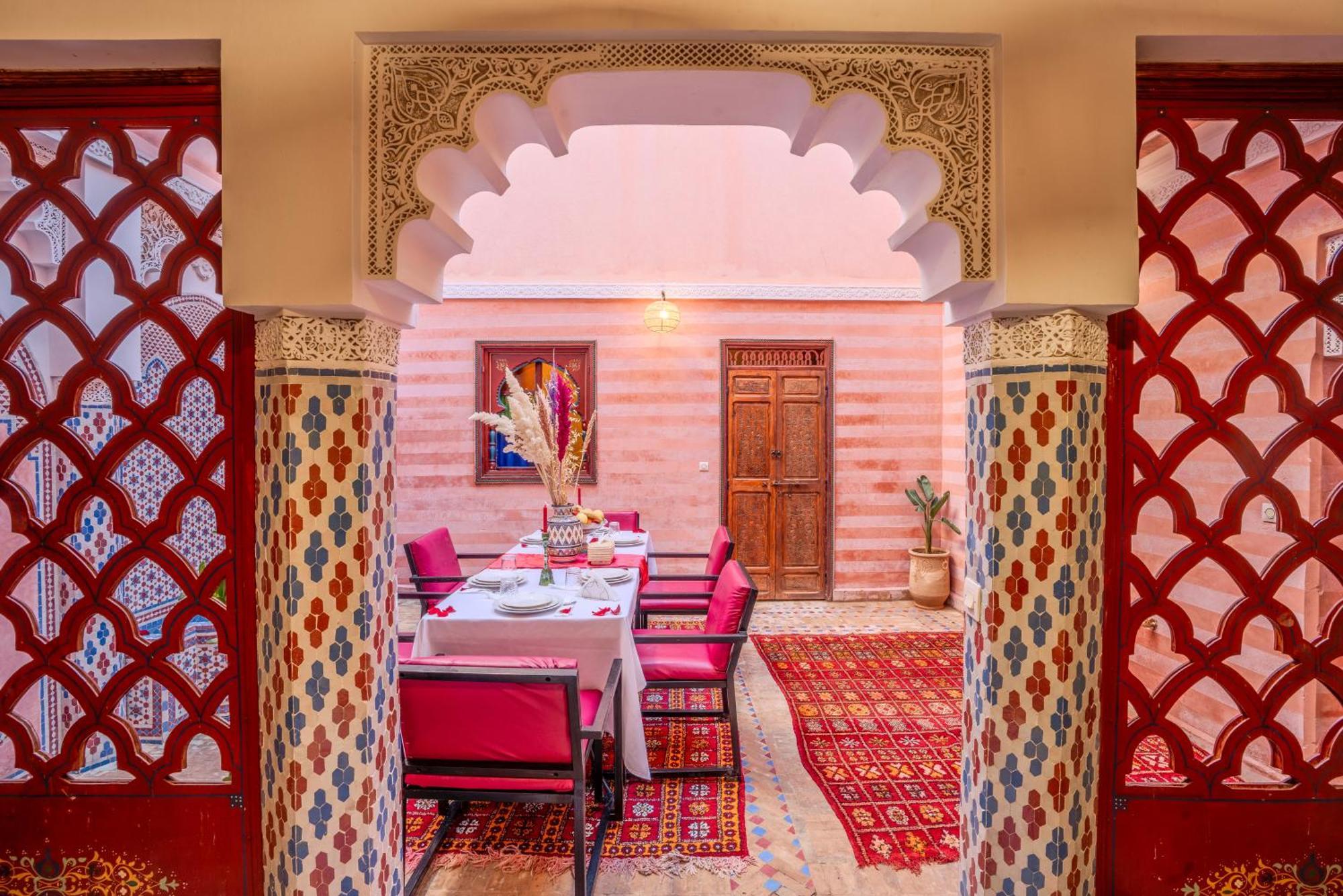 Riad Le Graff Pink Marrakesh Exteriör bild